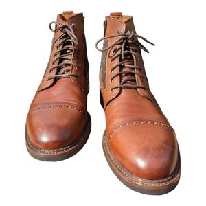 Johnston & Murphy Fullerton Cap Toe Boot Sz 8.5